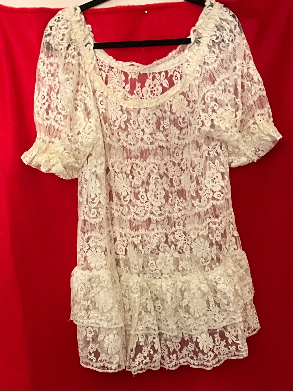 Lace dress/ cover up